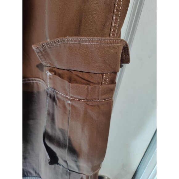 Wild Fable Brown Baggy Wide Leg Mid Rise Cargo Pants 4 NWT (SOLD) - Picture 7 of 10